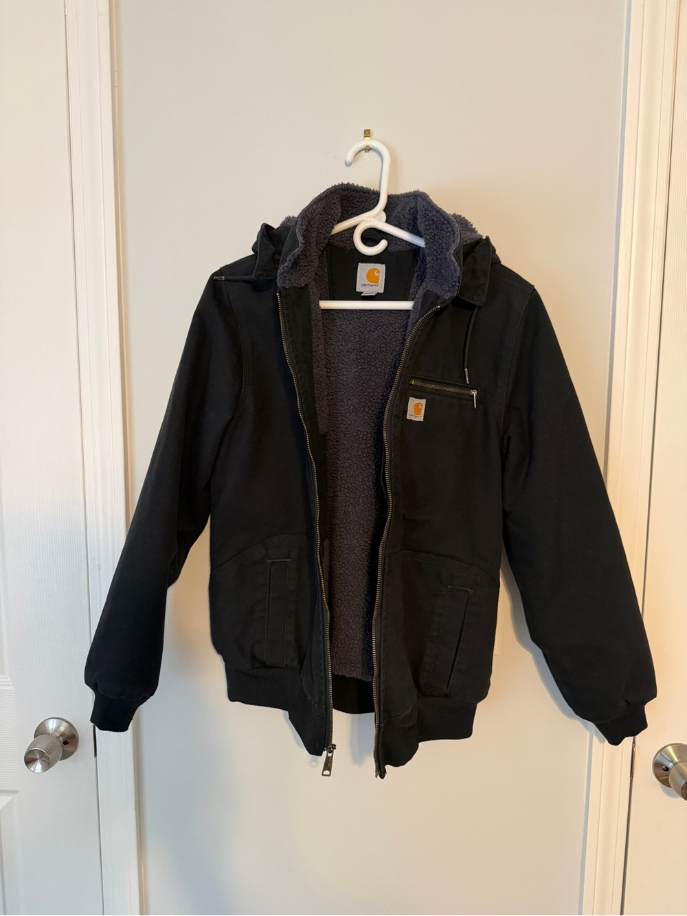 Women’s Carhartt Washed Duck Sherpa-Lined Jacket